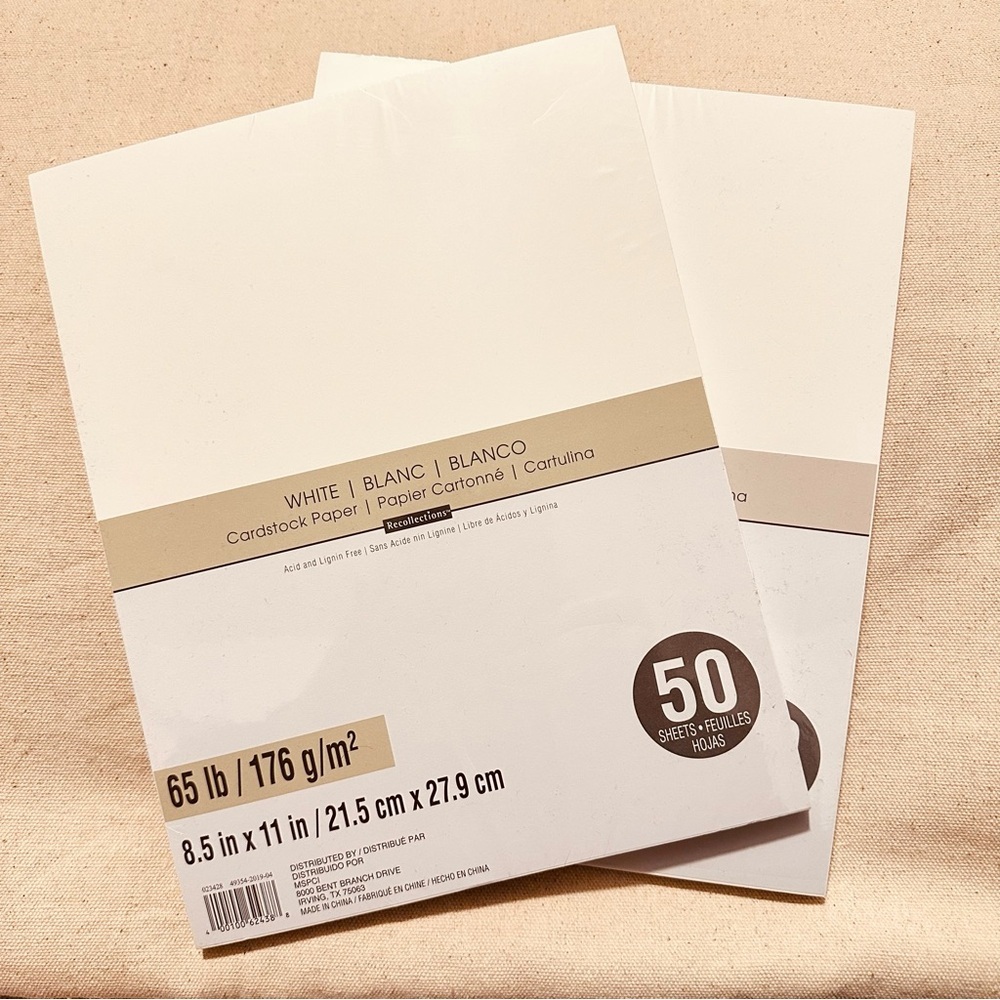 Recollections | Cardstock Paper | 8.5” x 11” Cardstock Paper